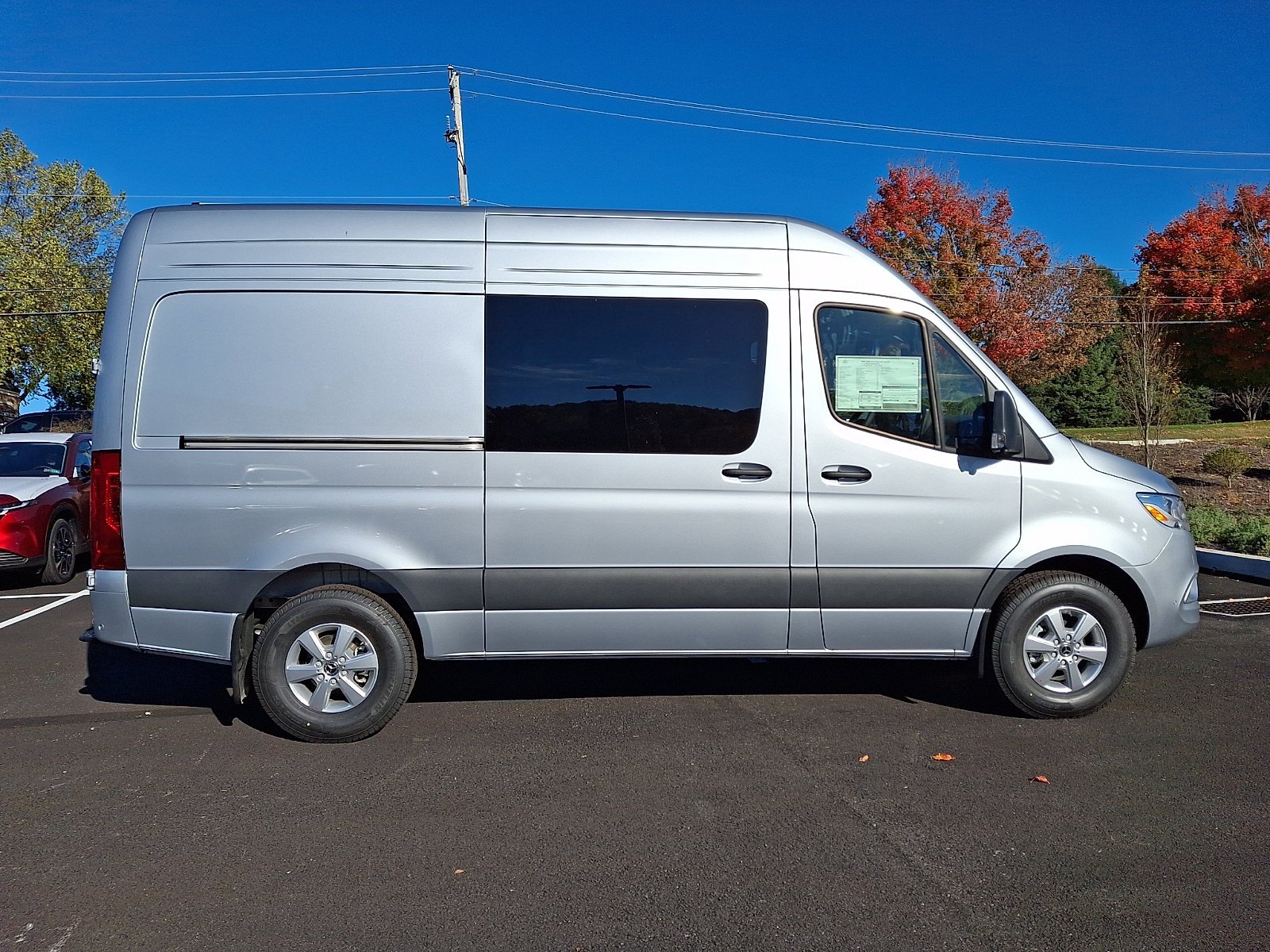 New 2026 high-tech silver metallic Mercedes-Benz Crew 144 WB image 28