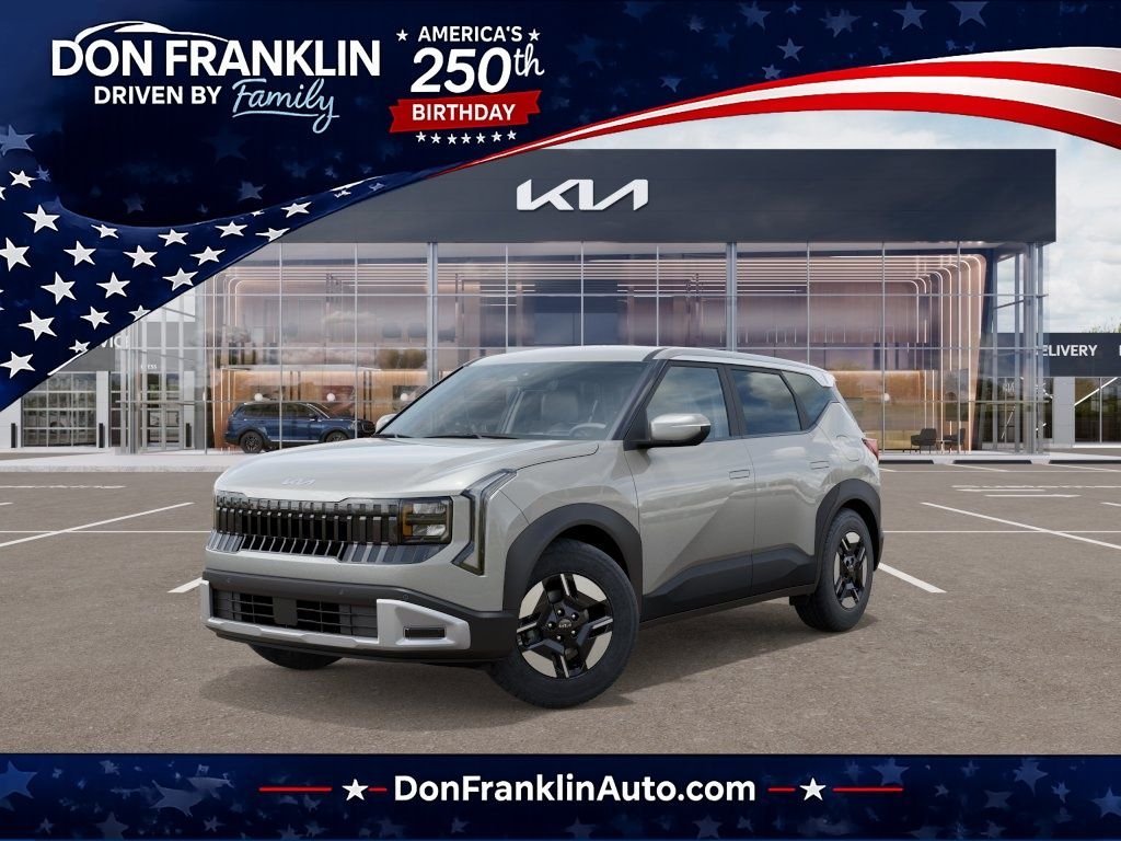 New 2027 Ivory Silver Kia LX image 1