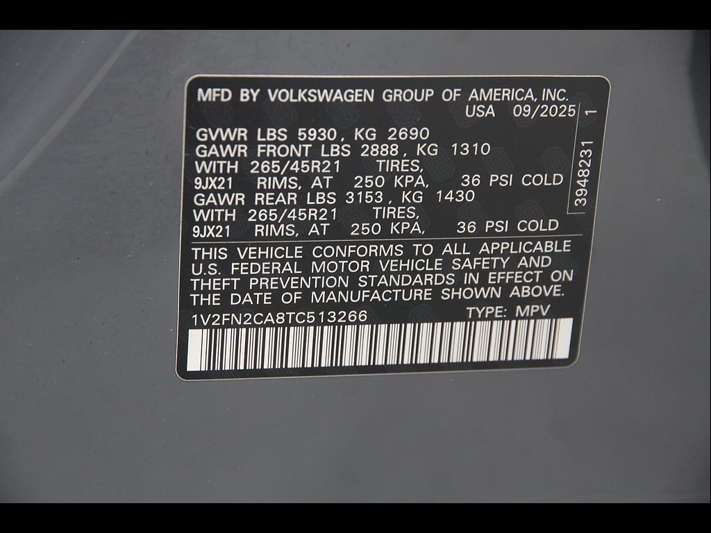 Certified Used 2026 Pure Gray Volkswagen SEL Premium R-Line 4Motion image 25