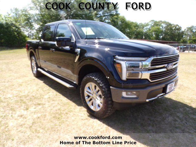 Agate Black Metallic 2026 Ford F-150 King Ranch SuperCrew 4WD Pickup Truck Four-Wheel Drive