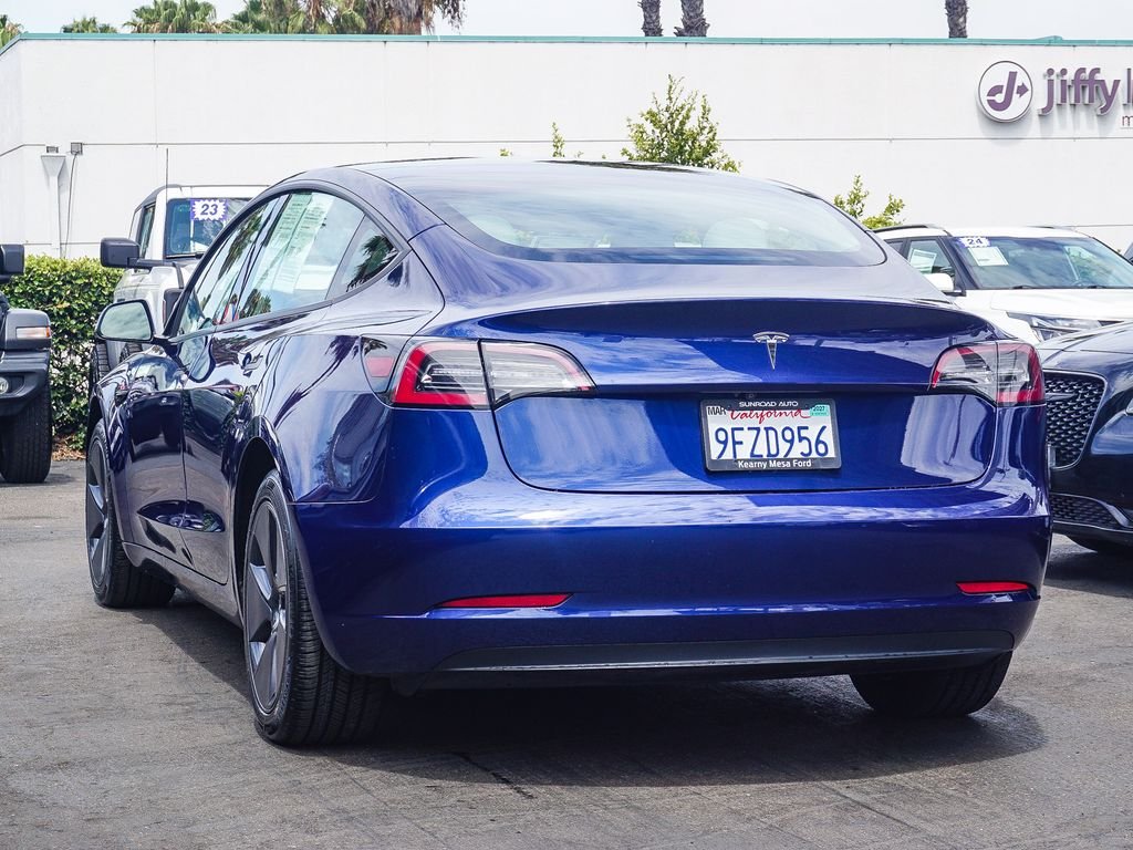 Used 2023 Deep Blue Metallic Tesla Base image 5