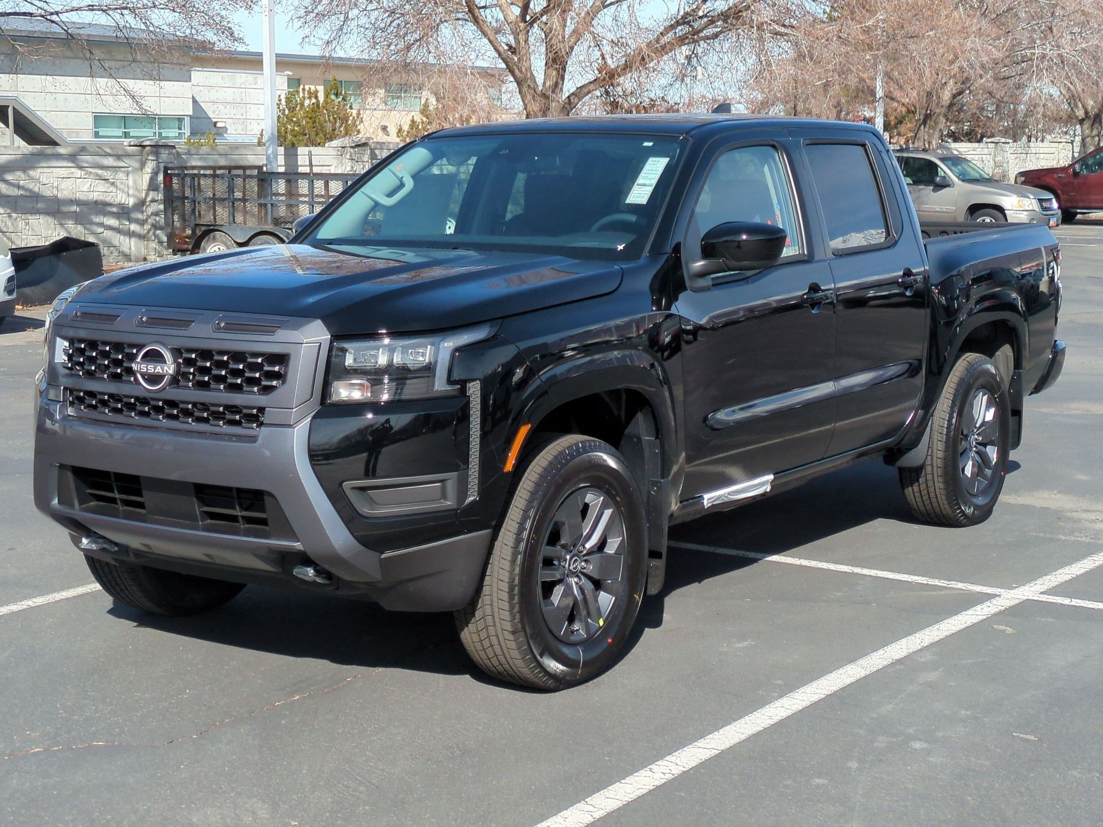 New 2026 Super Black Nissan Crew Cab SV image 8