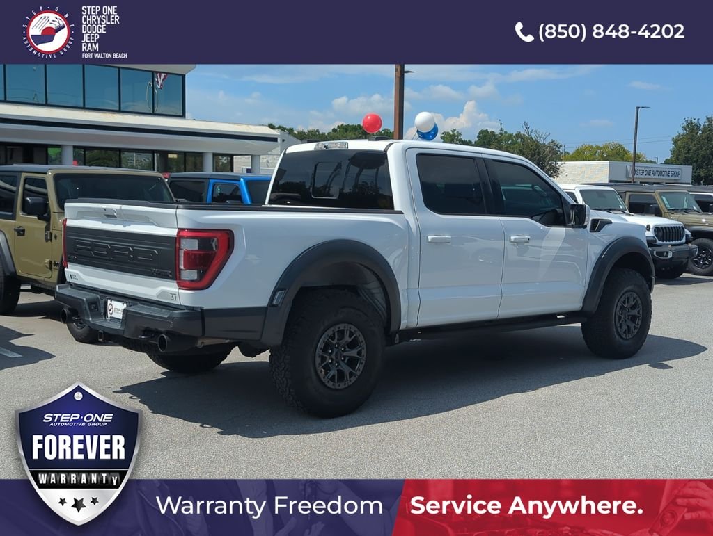 Used 2022 White Ford Raptor image 6