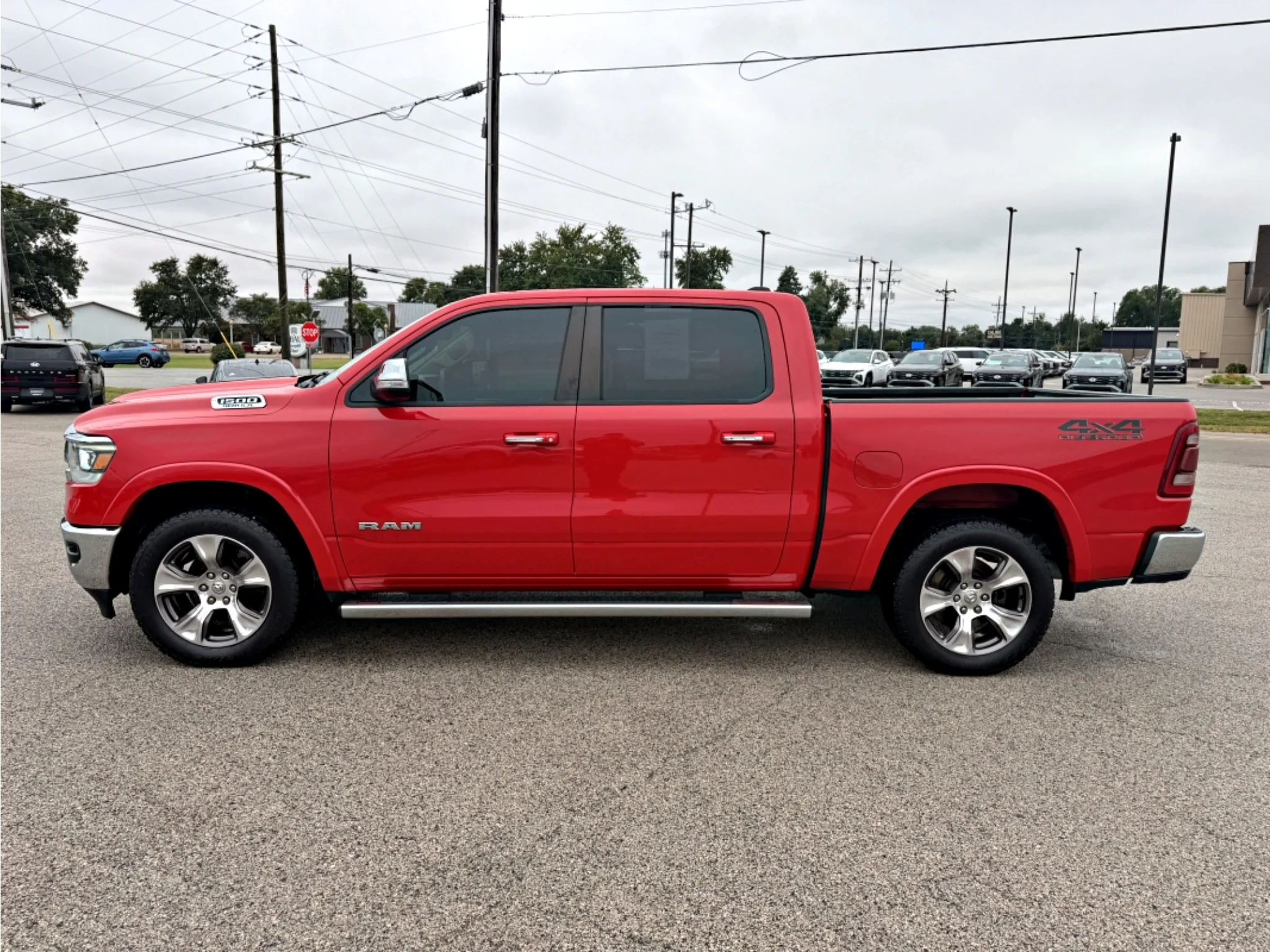 Used 2020 Flame Red Clearcoat Ram Laramie image 9