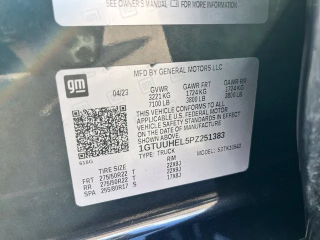 Used 2023 Titanium Rush Metallic GMC Denali Ultimate image 14