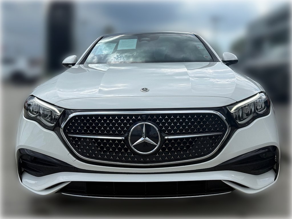 Used 2024 Polar White Mercedes-Benz E 350 4MATIC® image 2