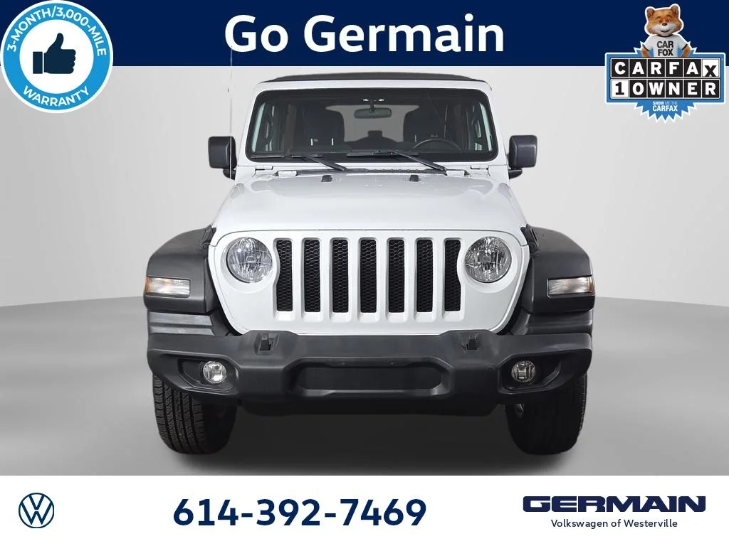 Used 2022 White Jeep Unlimited Sport S image 2