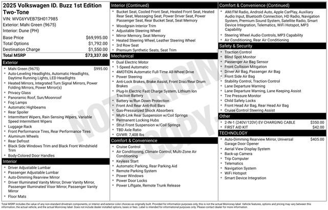 Certified Used 2025 Green Volkswagen 1st Edition image 30