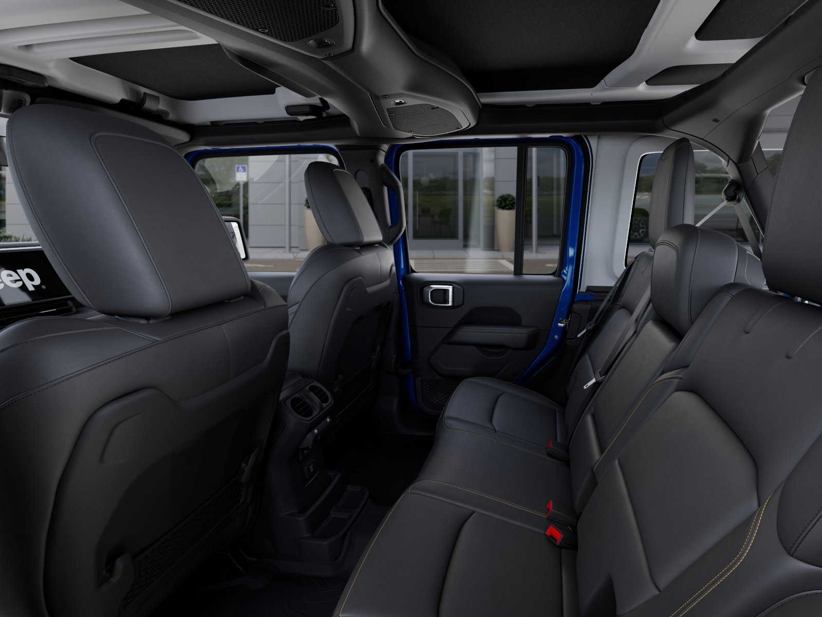 New 2026 Hydro Blue Pearl-Coat Exterior Paint Jeep Sahara image 32