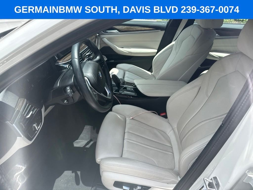 Certified Used 2023 Mineral White Metallic BMW 540i image 11