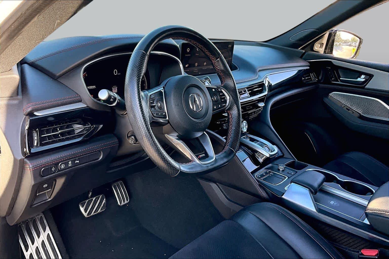 Used 2022 Platinum White Pearl Acura w/A-Spec Package image 16