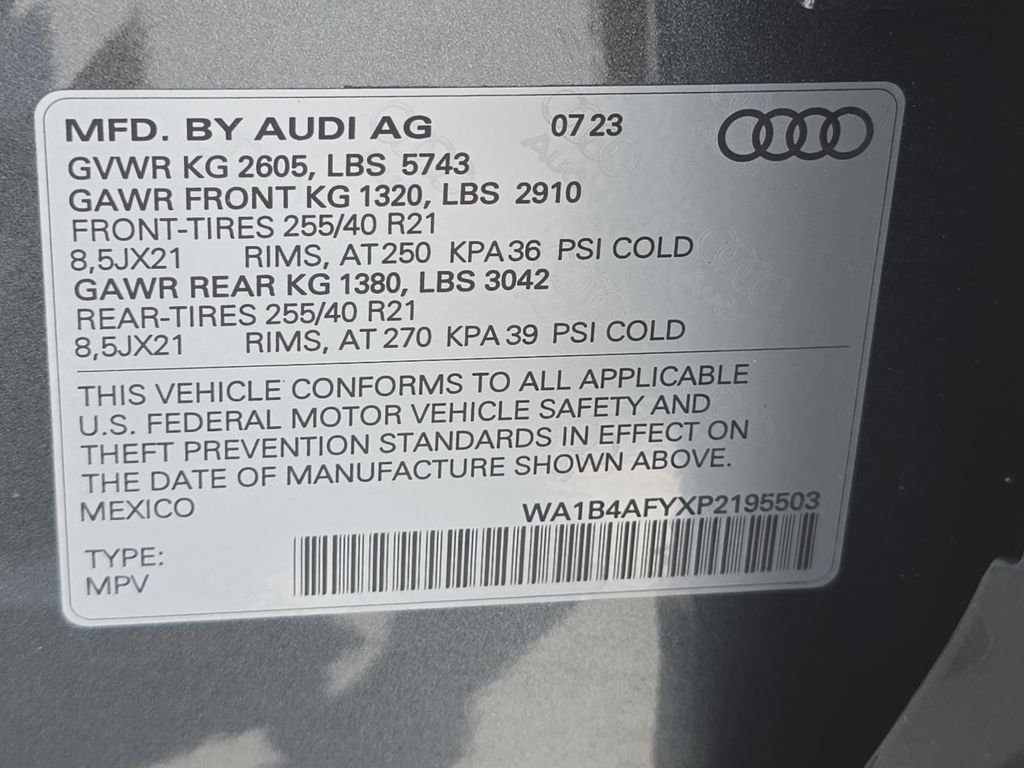 Used 2023 Gray Audi Premium Plus image 31