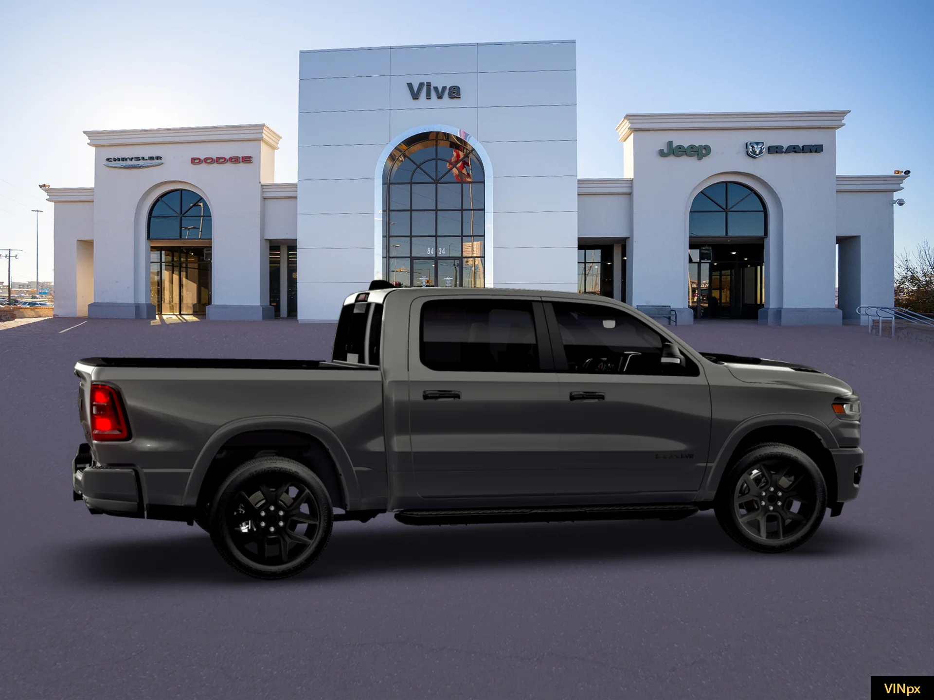New 2026 Granite Crystal Metallic Clear-Coat Exterior Paint RAM Laramie image 27