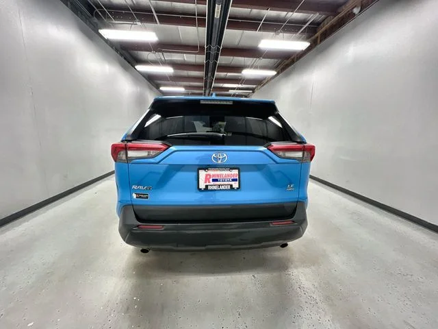 Certified Used 2021 Blue Toyota LE image 7
