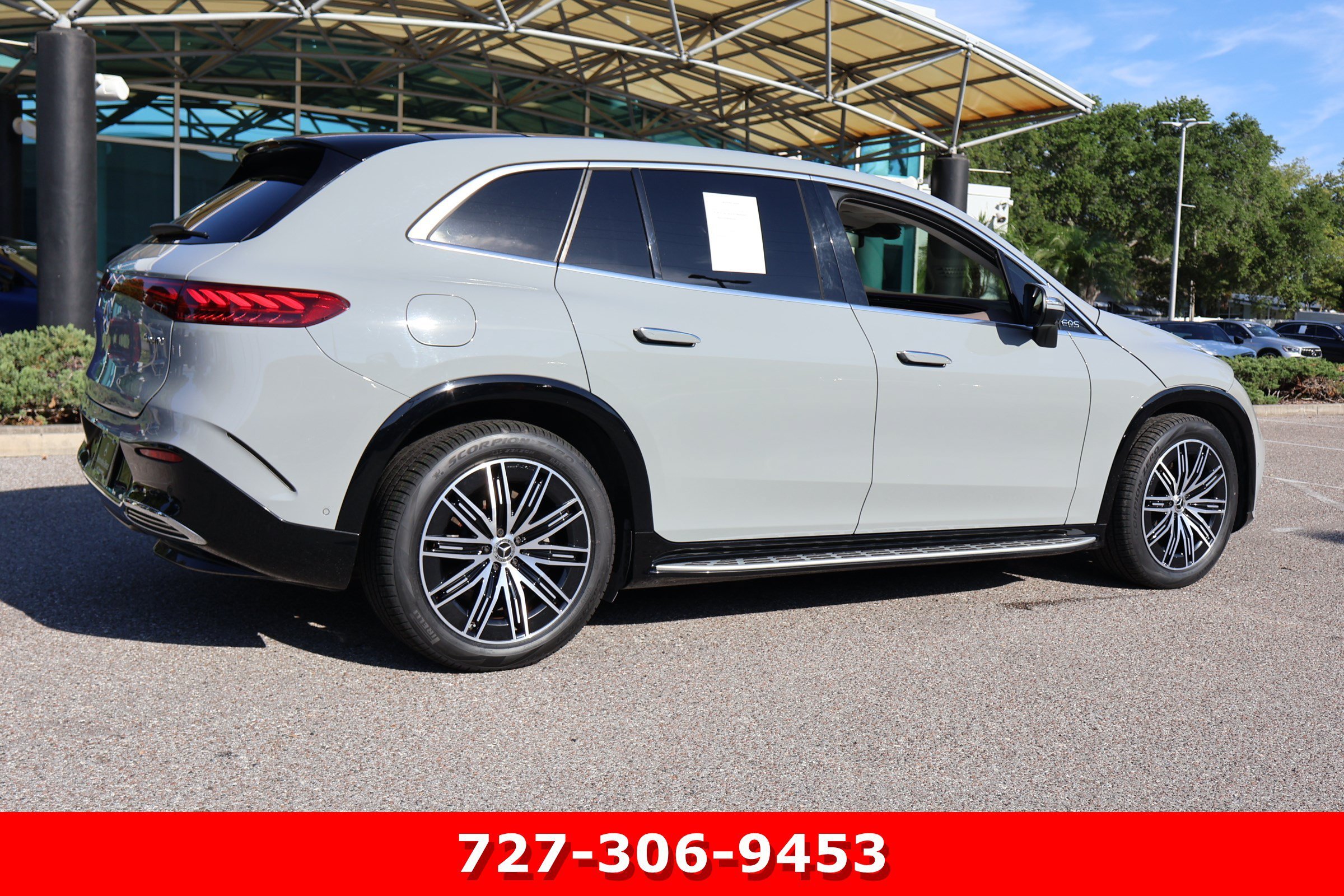 Certified Used 2023 MANUFAKTUR Alpine Gray Mercedes-Benz EQS 580 image 10
