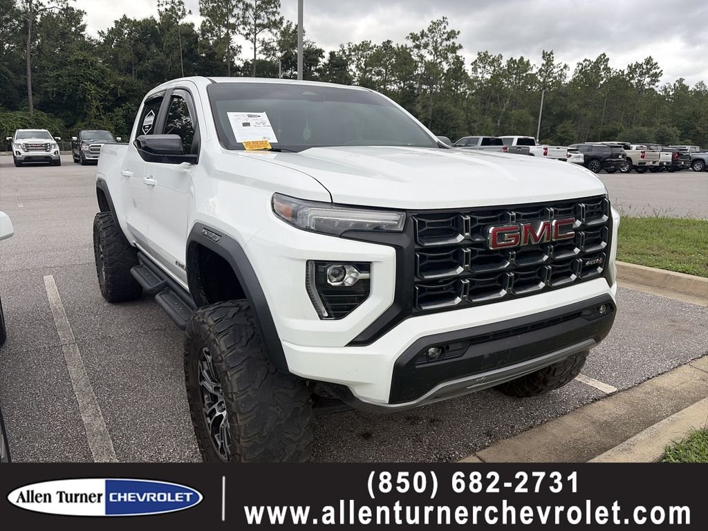 Used 2023 White GMC AT4 image 1