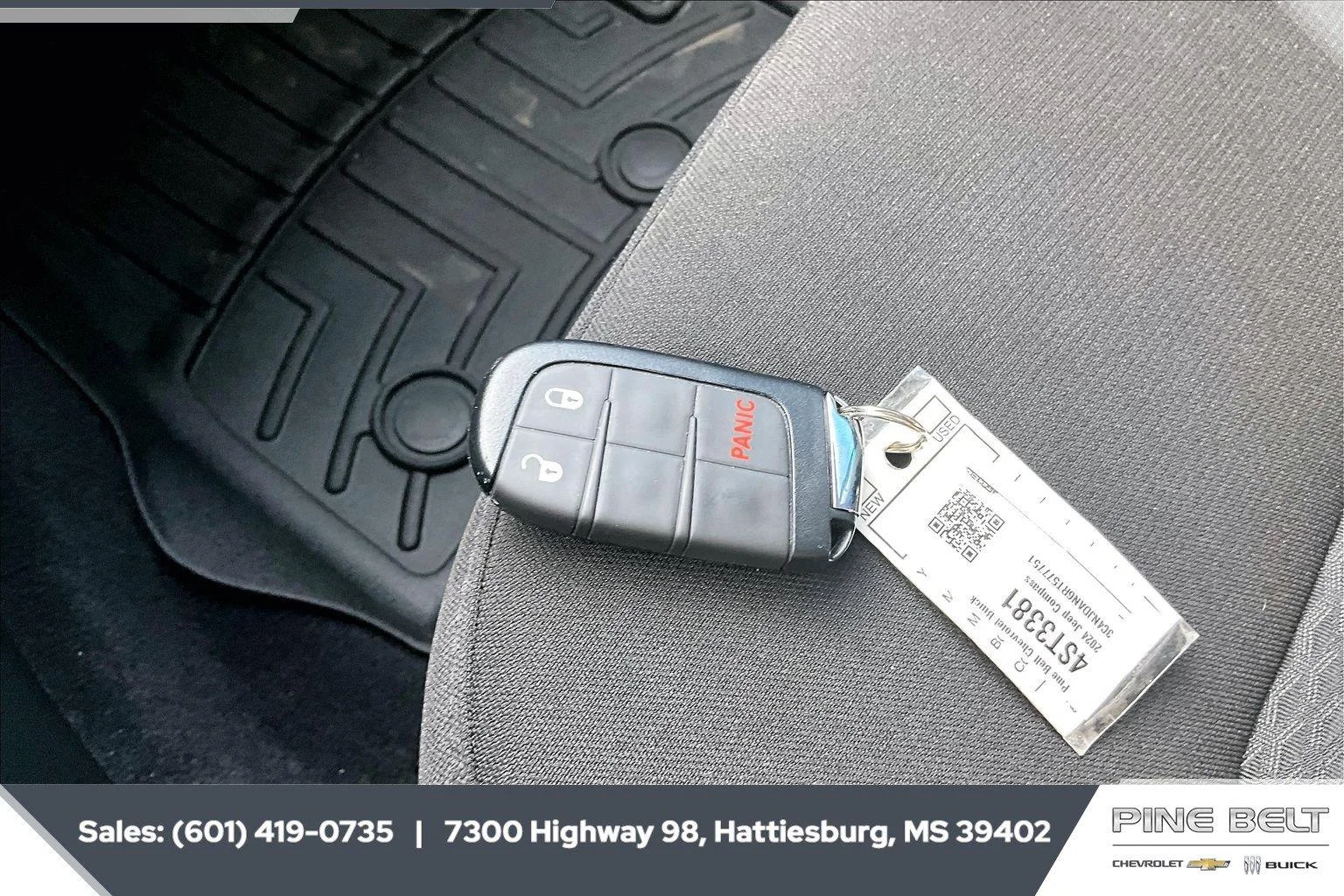 Used 2024 Hydro Blue Pearlcoat Jeep Sport image 9