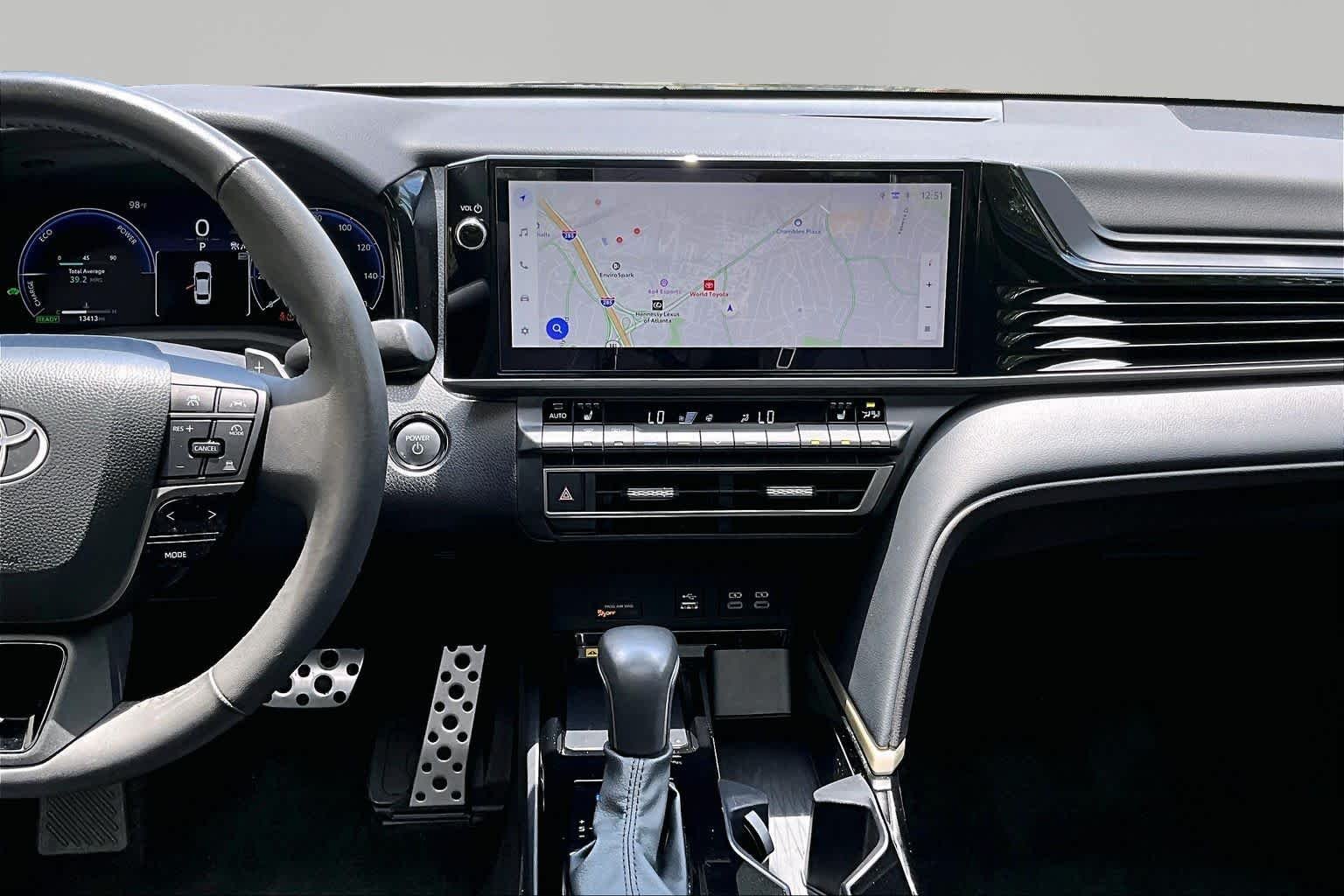 Used 2025 Midnight Black Metallic Toyota XSE image 7