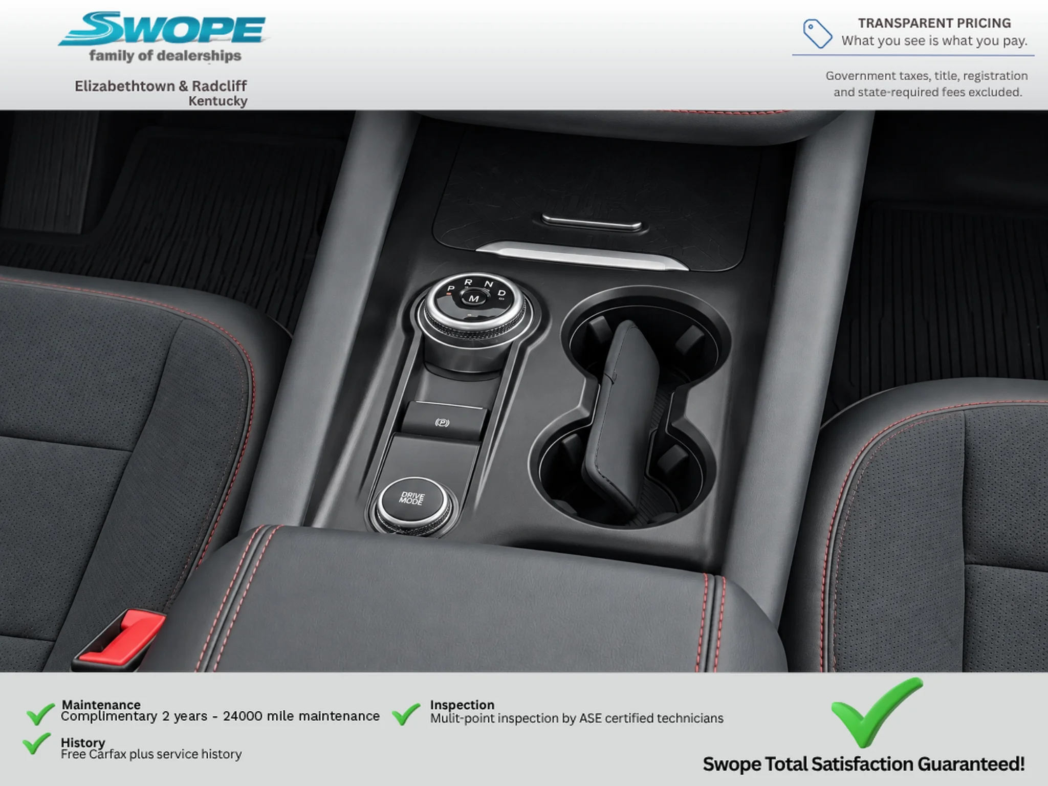 Used 2025 Rapid Red Metallic Tinted Clearcoat Ford ST image 14