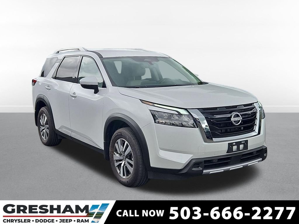 Certified Used 2025 White Pearl Nissan SL image 1