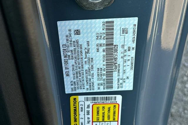 New 2026 Vapor Blue Metallic Ford EcoBoost® Fastback image 44