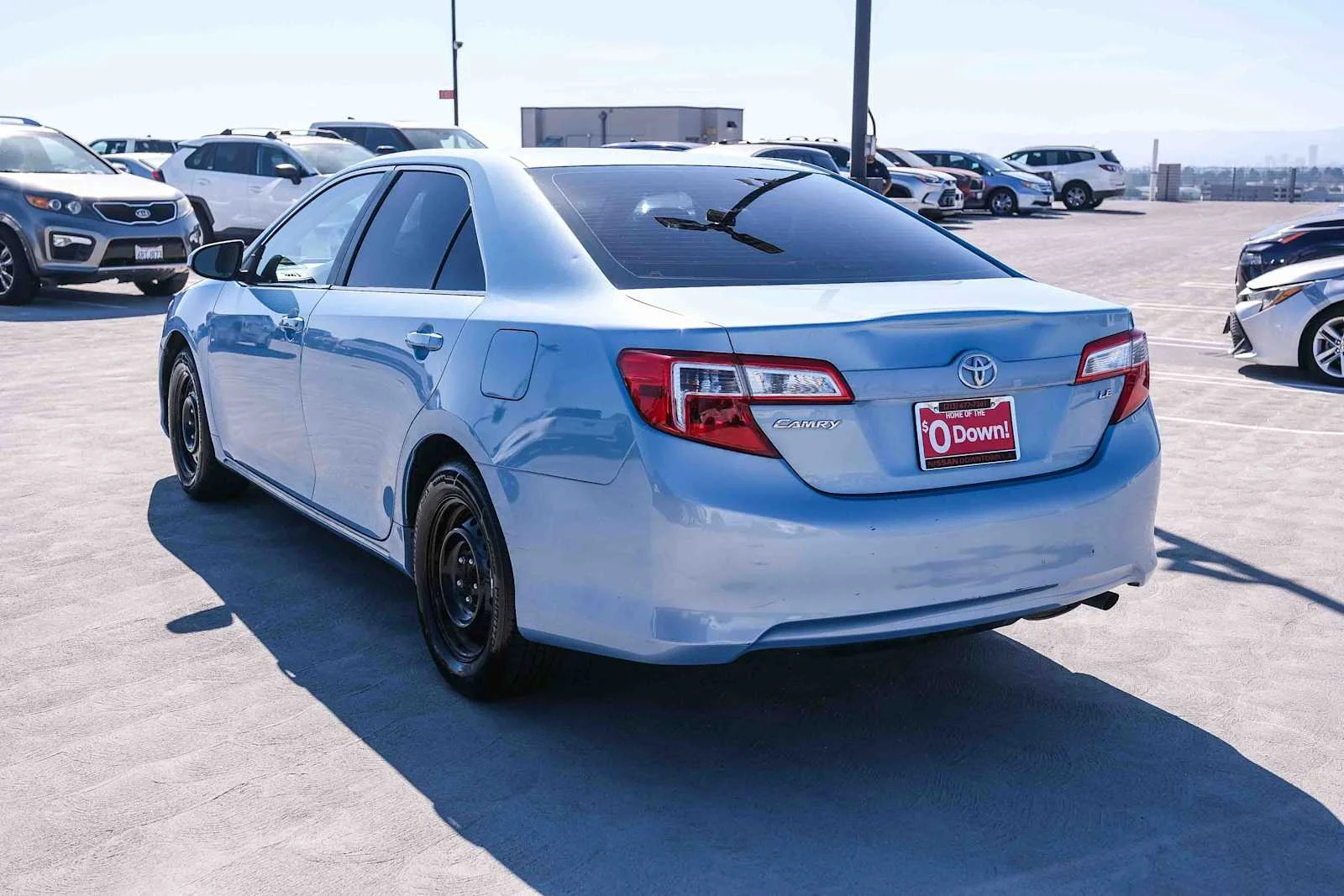 Used 2013 Clearwater Blue Metallic Toyota LE image 6