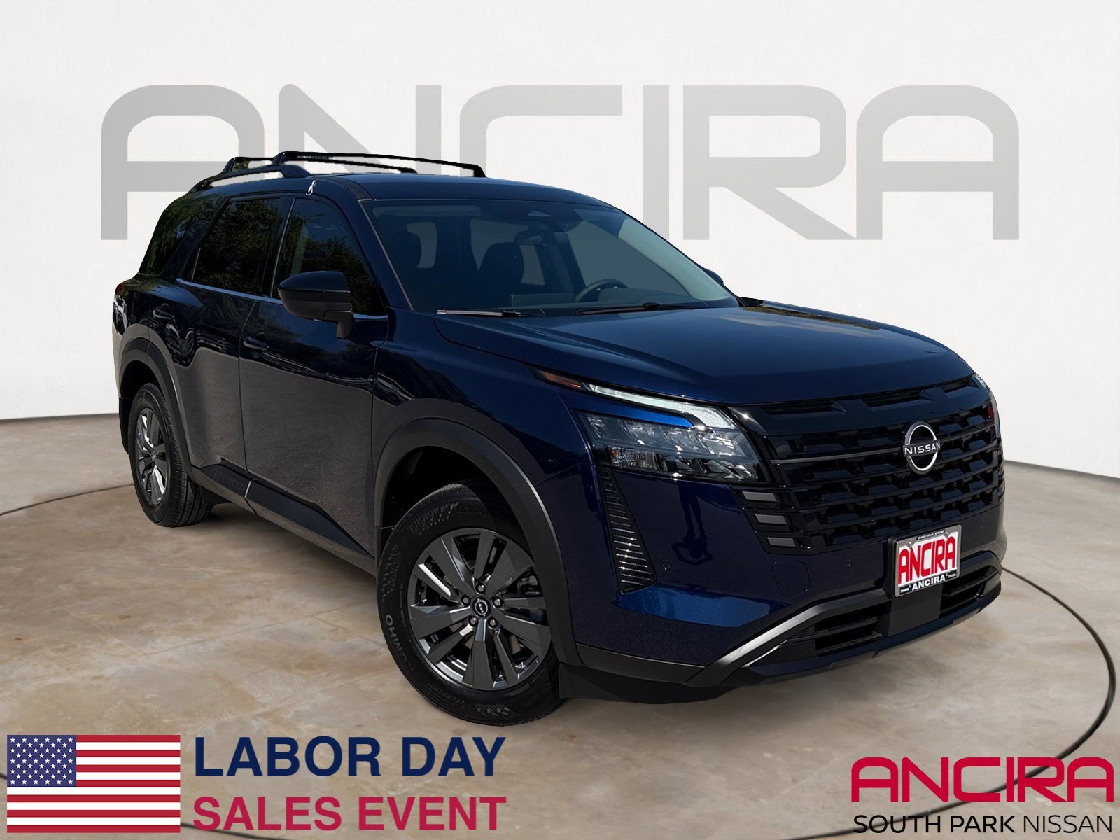New 2026 Deep Ocean Blue Pearl Nissan SV image 1
