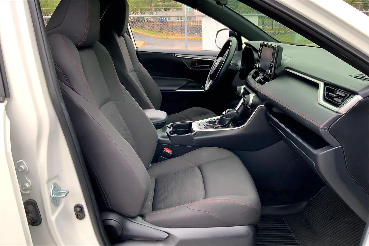 Used 2021 Super White Toyota SE image 9