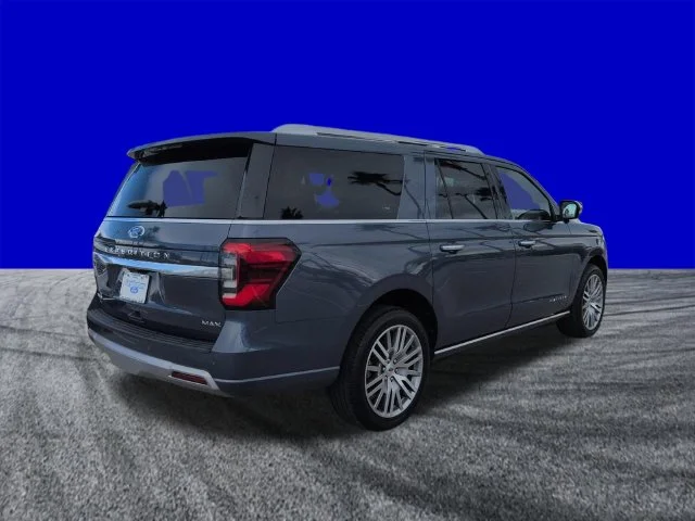 Certified Used 2023 Blue Metallic Ford Platinum image 4