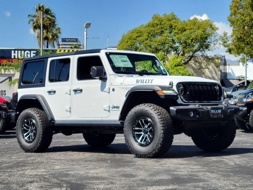 New 2026 Bright White Clear-Coat Exterior Paint Jeep Willys image 26