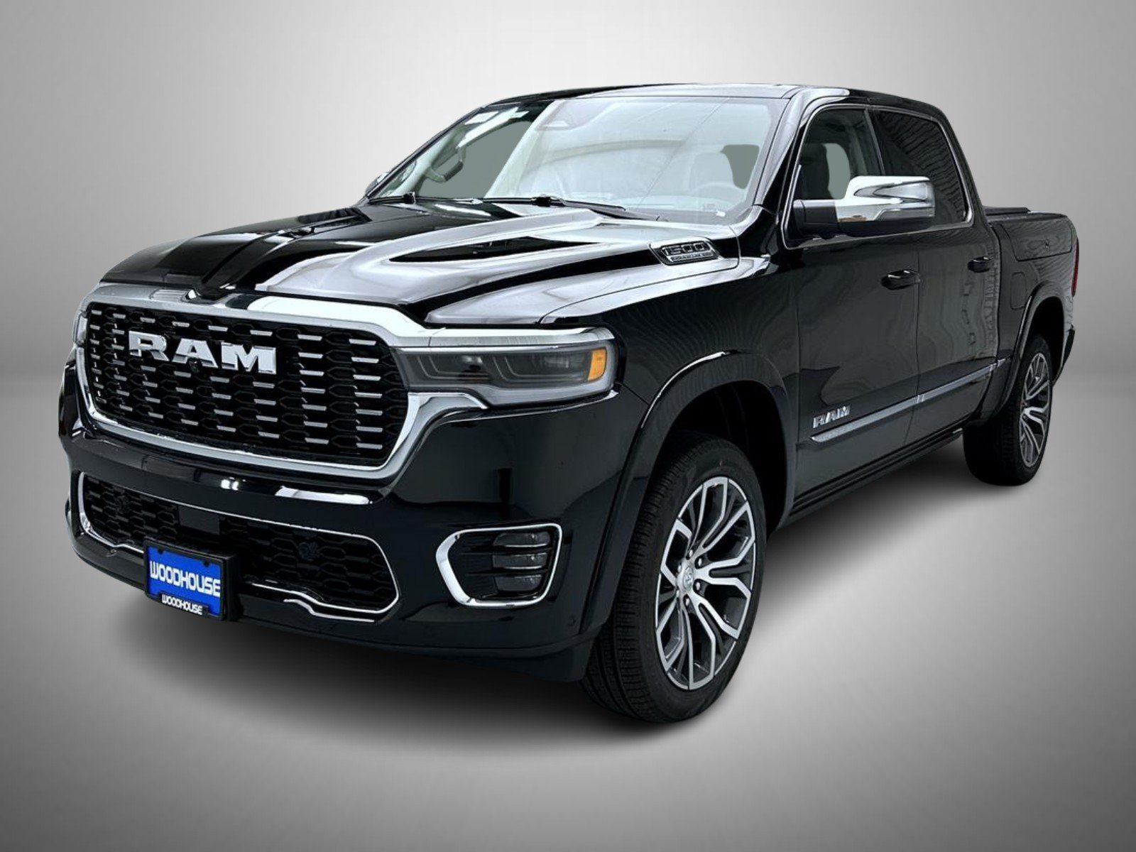 New 2027 Diamond Black Crystal Pearl-Coat Exterior Paint RAM Tungsten image 1