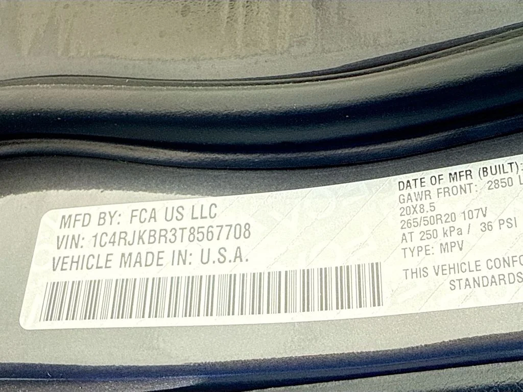 New 2026 Baltic Gray Metallic Clearcoat Jeep Limited image 12