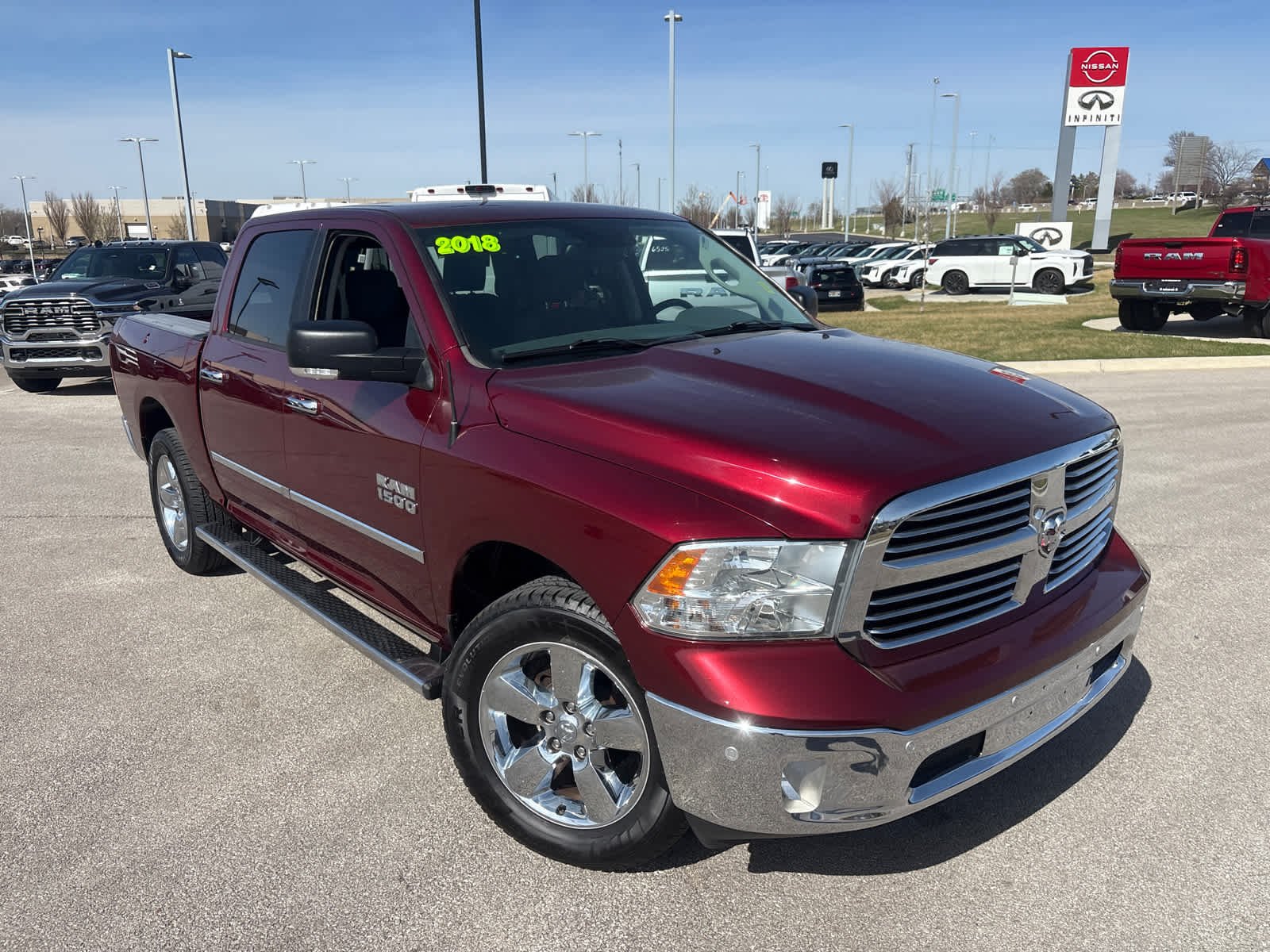 Used 2018 RAM Ram 1500 Pickup Big Horn with VIN 1C6RR7LG0JS264346 for sale in Kansas City
