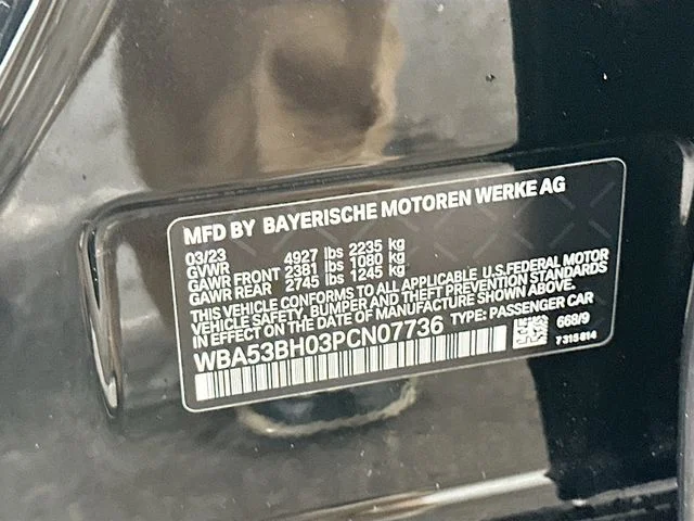 Used 2023 Black BMW 530i image 34