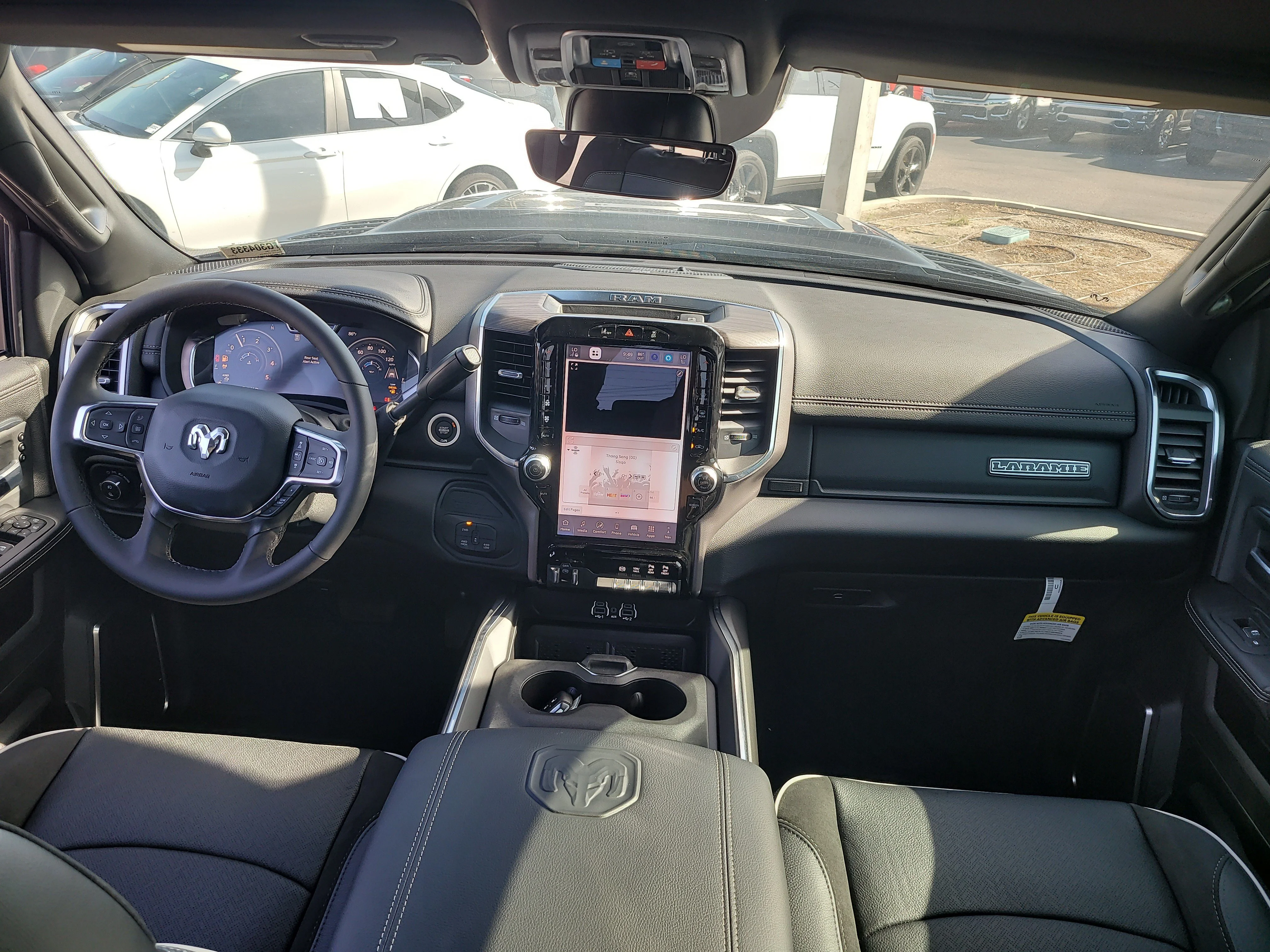 New 2026 Diamond Black Crystal Pearlcoat RAM Laramie image 11