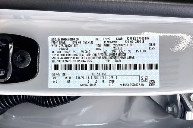 New 2026 White Ford XLT image 12