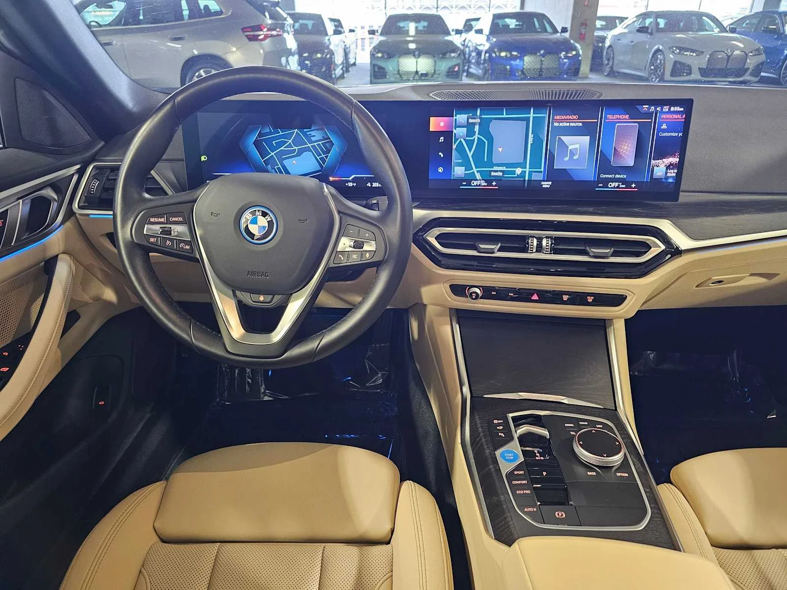 Certified Used 2023 Mineral White Metallic BMW eDrive40 image 10