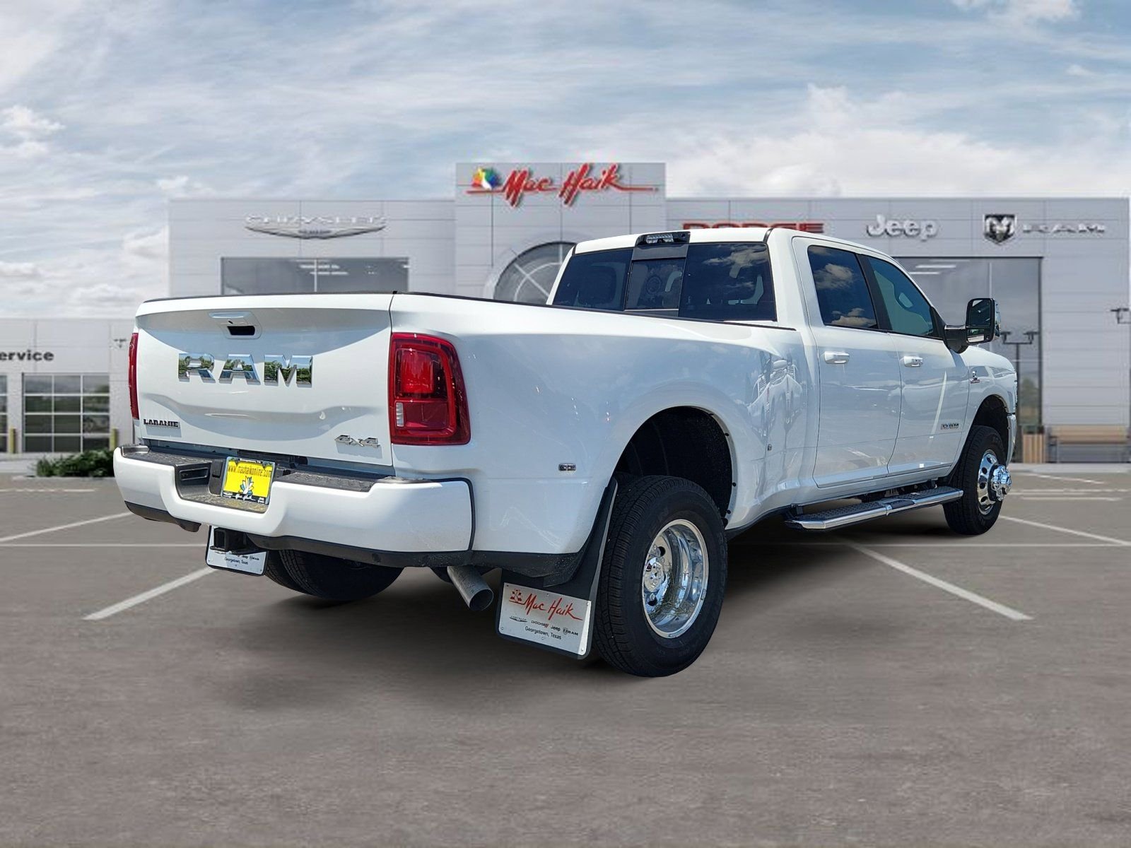 New 2026 Bright White Clear-Coat Exterior Paint RAM Laramie image 5