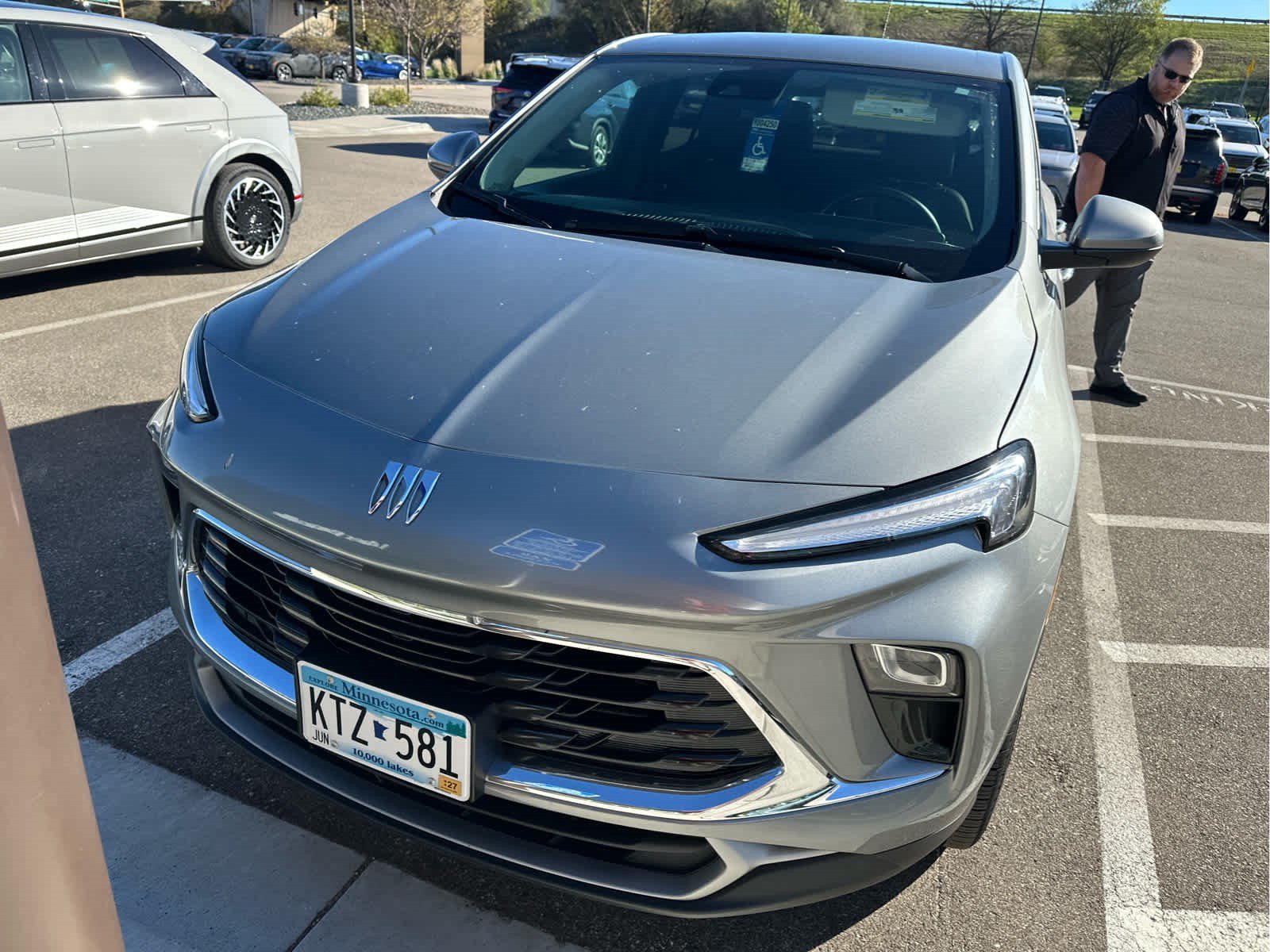 Used 2024 Moonstone Gray Metallic Buick Preferred image 3