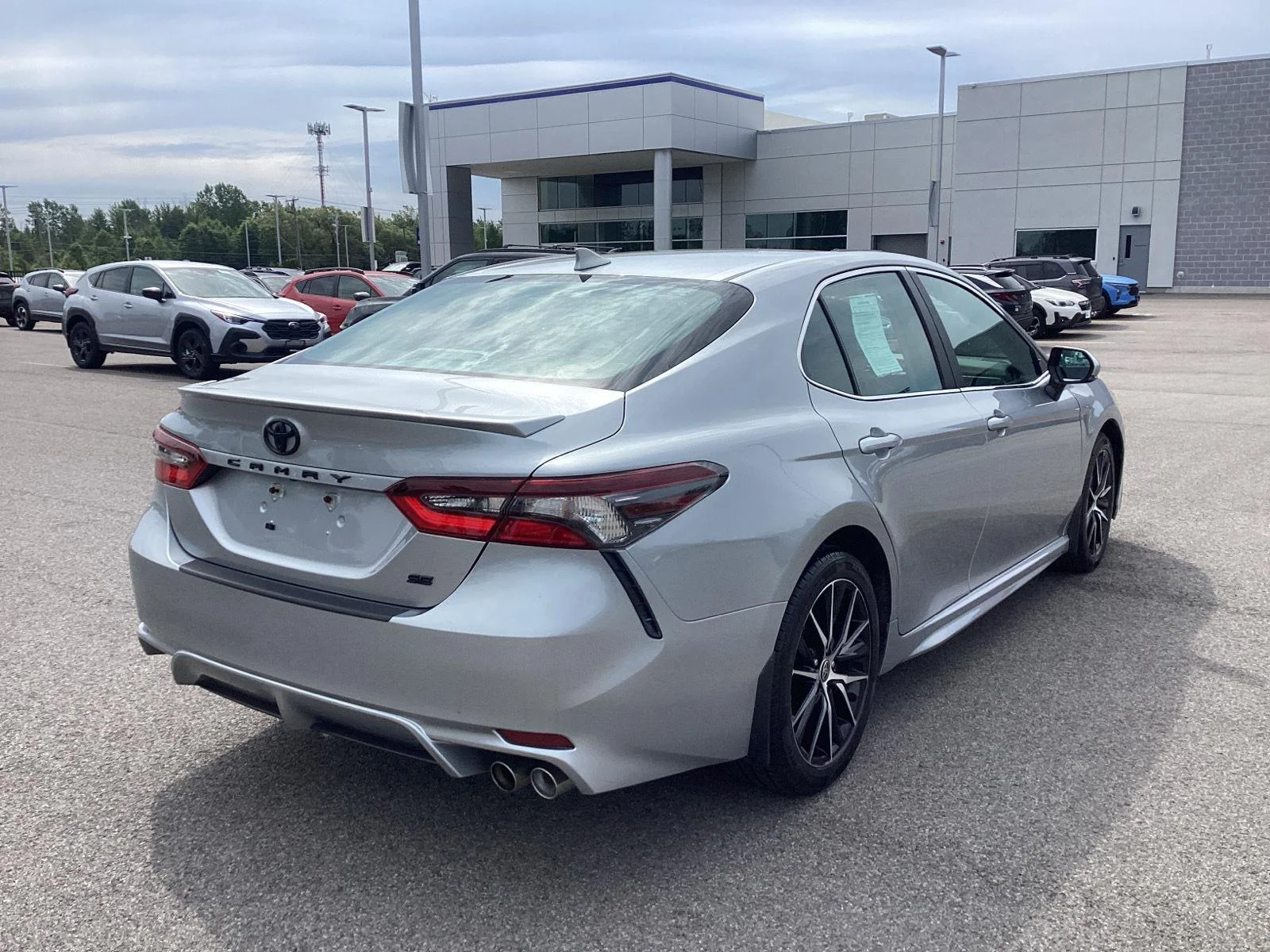 Used 2023 Celestial Silver Metallic Toyota SE image 8