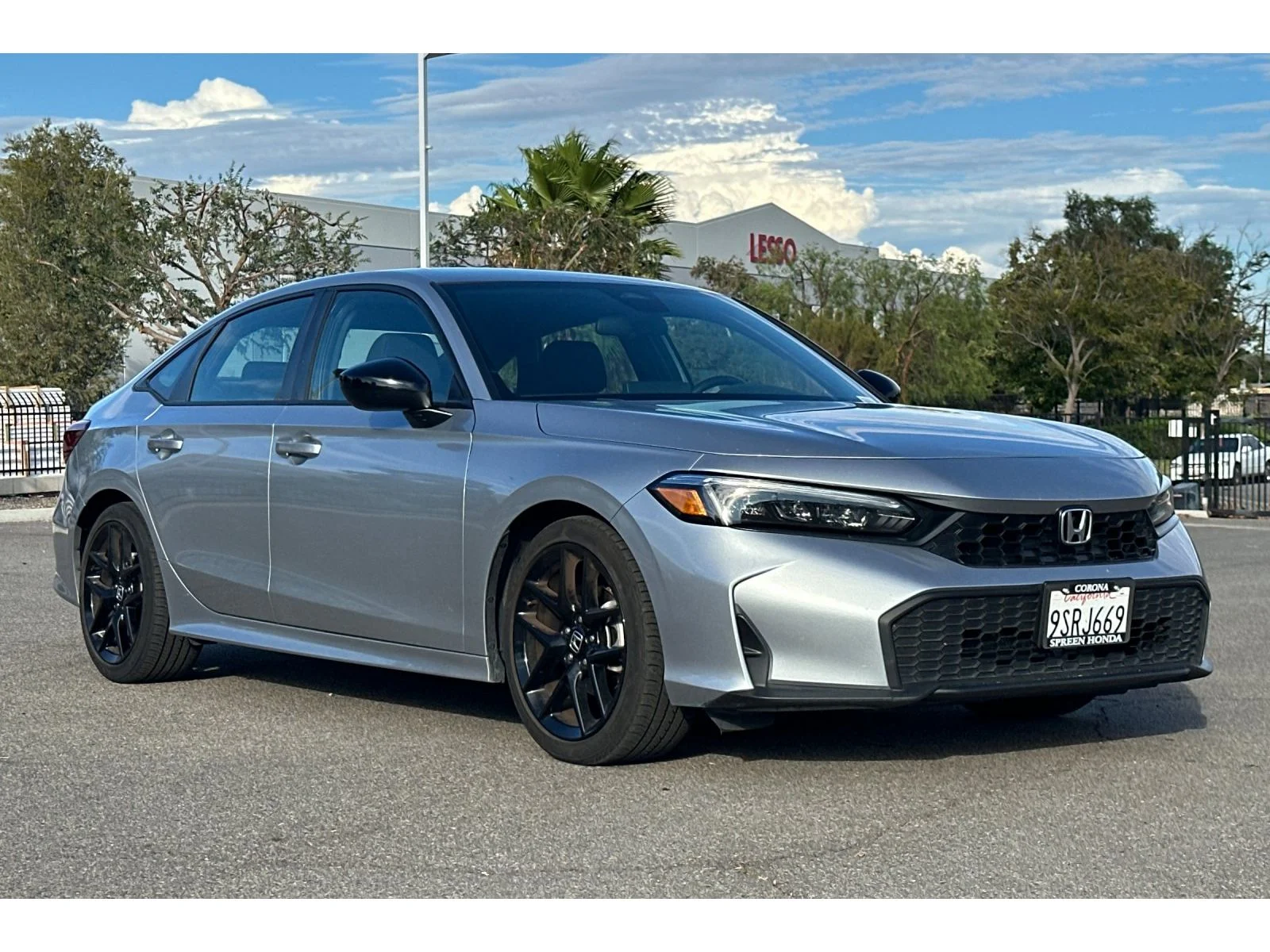 Used 2025 Solar Silver Metallic Honda Sport image 8