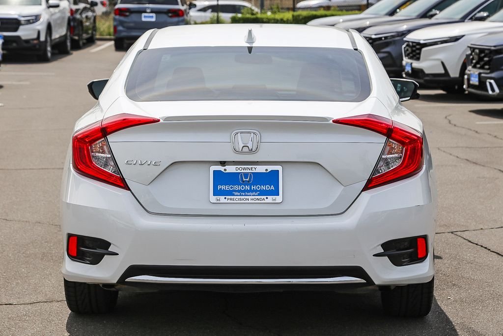 Used 2021 Platinum White Pearl Honda EX image 7