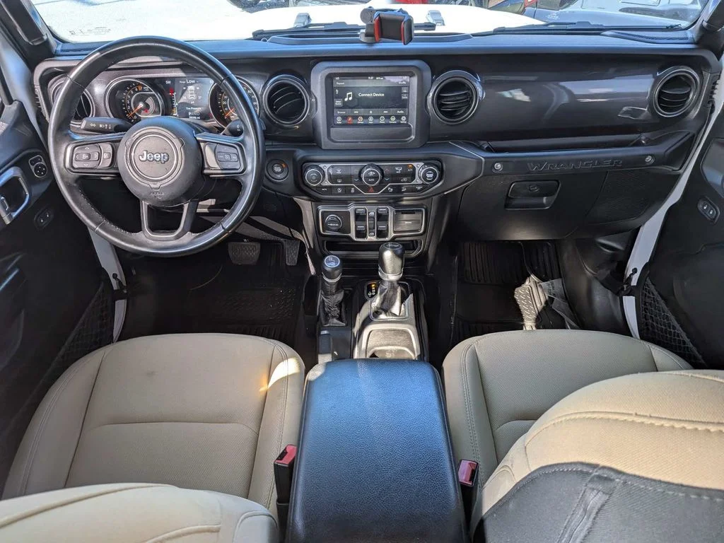 Used 2020 White Jeep Unlimited Sport image 13