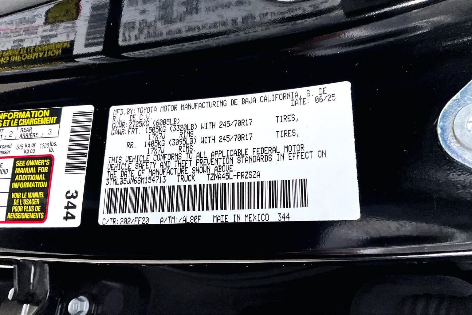 Used 2025 Black Toyota SR5 image 33