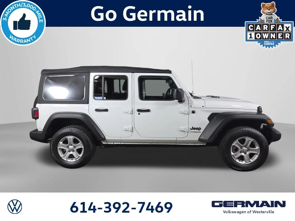 Used 2022 White Jeep Unlimited Sport S image 6