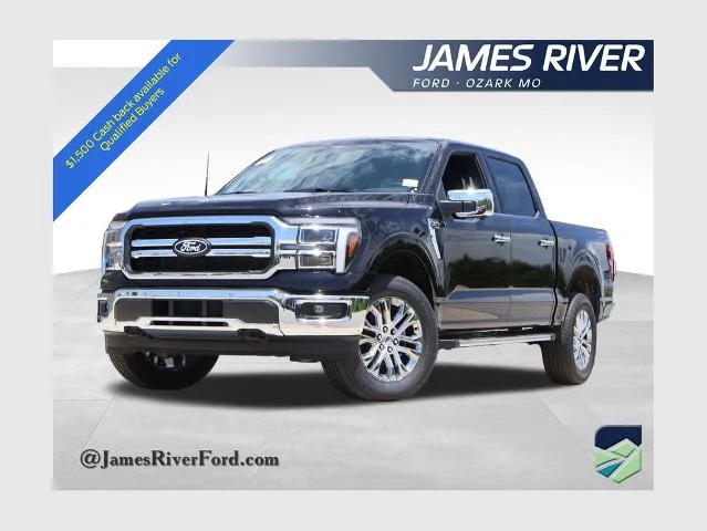 New 2026 Agate Black Metallic Ford Lariat® image 1