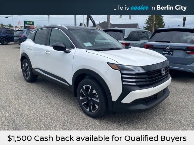 New 2026 Aspen White TriCoat / Super Black Two-tone Nissan SV image 1