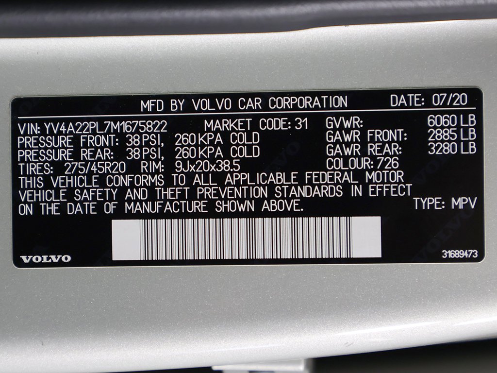 2021 Volvo XC90 Inscription - Photo 53