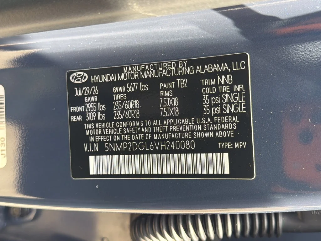 New 2027 Atlantis Blue Hyundai SEL image 28