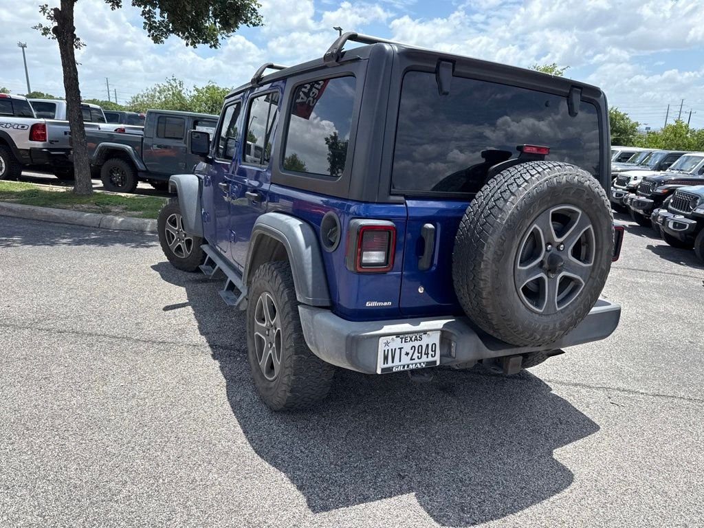Used 2018 Blue Jeep Unlimited Sport S image 15